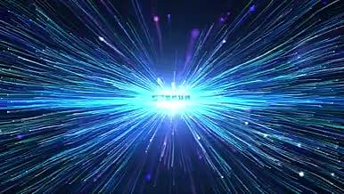 震撼大气蓝紫色科技粒子爆炸特效AE模板视频的预览图
